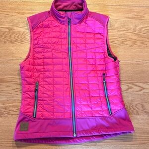 Little Donkey Andy Women's Pink Puffer Vest Size Large